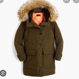 J. Crew Nordic Down Parka - Olive